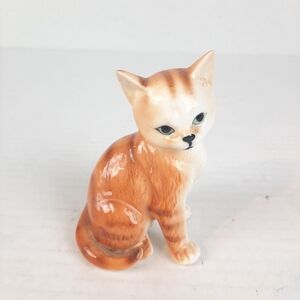 🔥Orange Kitty Cat 4" CeramicFigurine